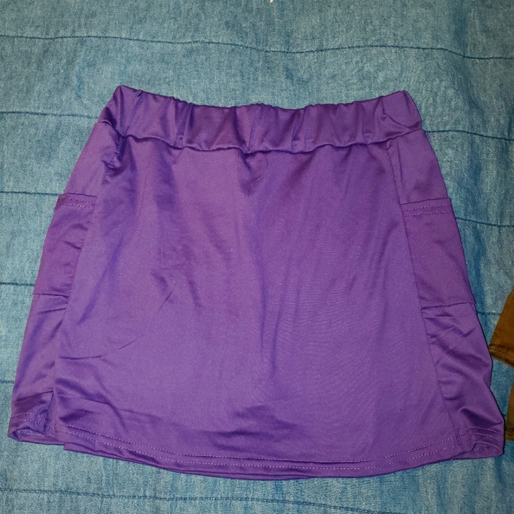 Purple Women's Skirt(skort)